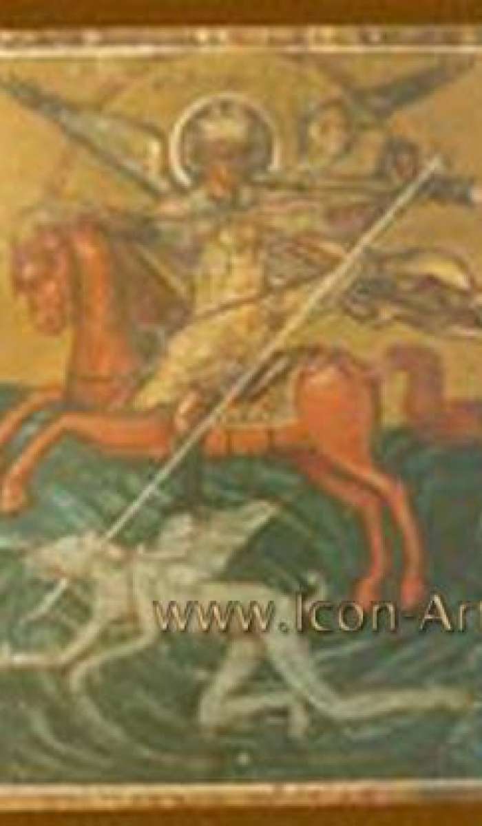«Архистратиг Архангел Михаил», фрагмент четырехчастной иконы