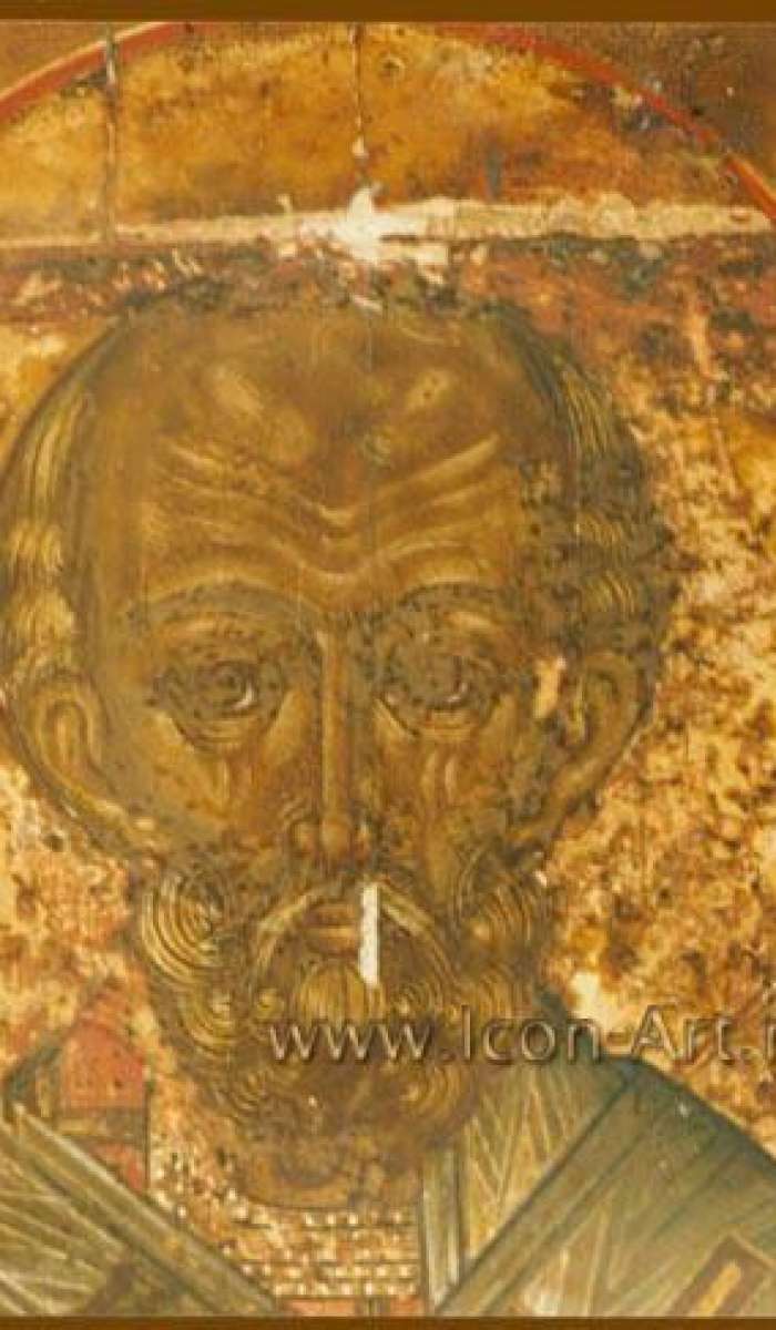 Фрагмент иконы «Святой Николай Чудотворец»