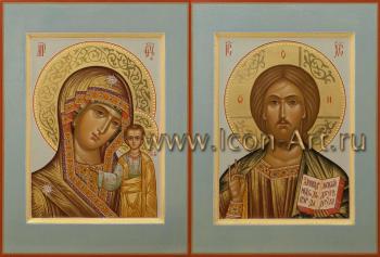 Венчальная пара с иконой Пресвятой Богородицы «Казанская»