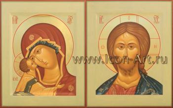 Венчальная пара с иконой Богородицы «Игоревская»