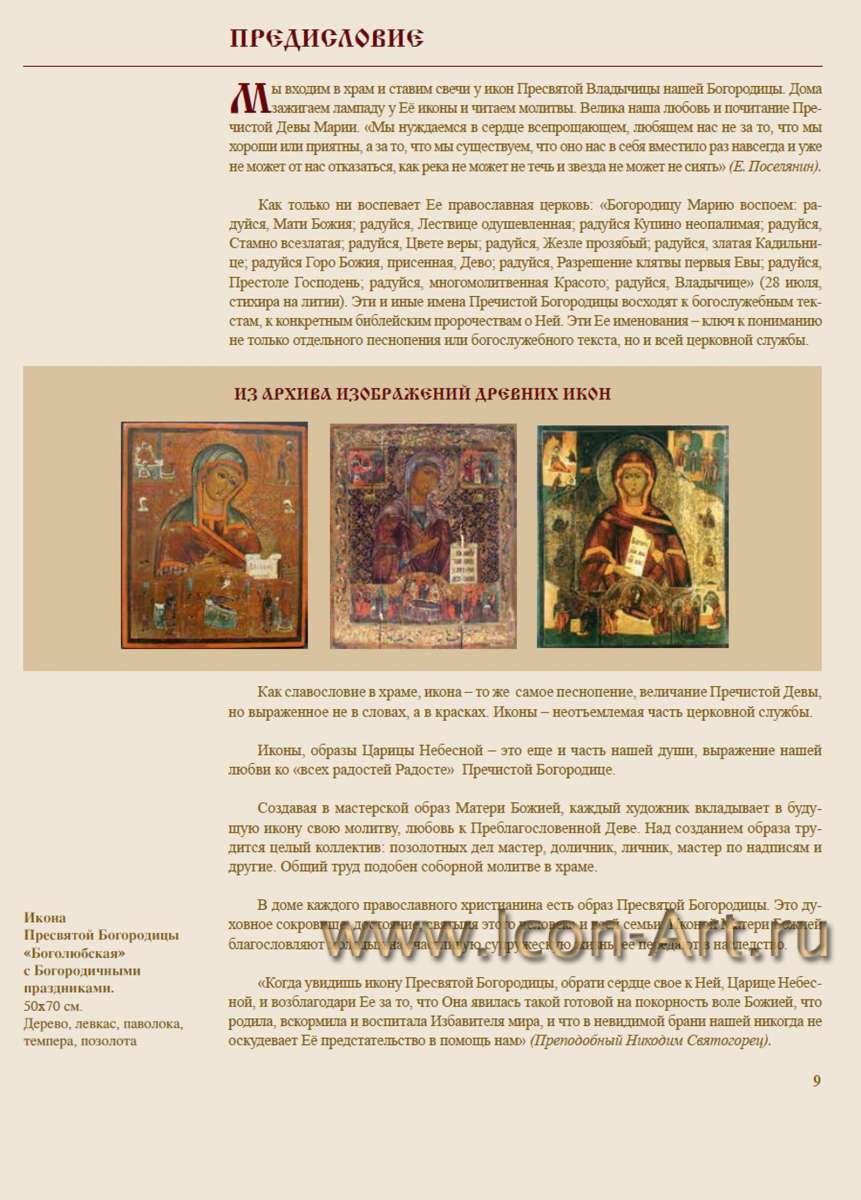 Книга «Иконы Пресвятой Богородицы с толкованием их духовного смысла»
