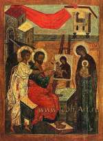 Евангелист Лука, пишущий икону Богоматери.