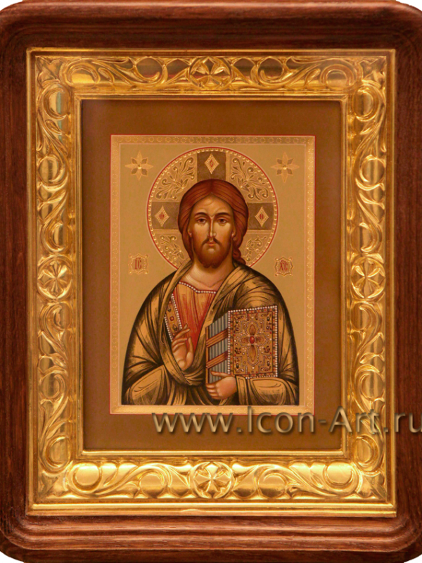 Киот с позолоченной рамкой