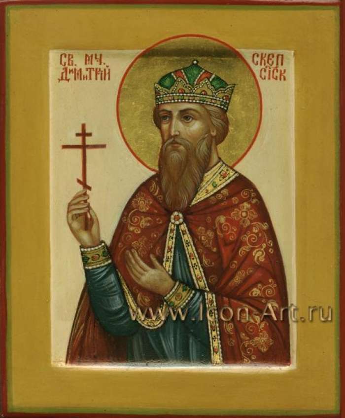 Фото: Именная икона. Святой мч. князь Димитрий Скепсийский (Геллеспонтский)