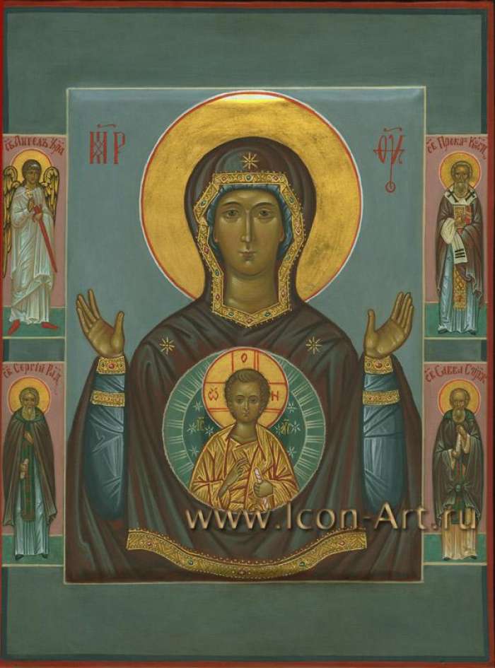 Фото: Икона Пресвятой Богородицы «Знамение»