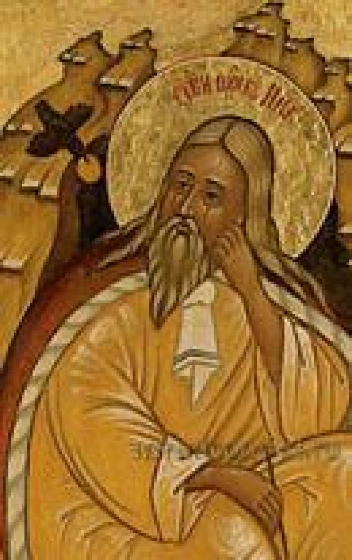 Фото: Фрагмент иконы Илии Пророка