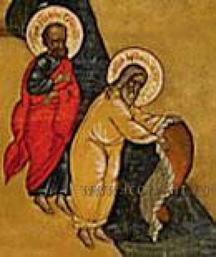 Фото: Фрагмент иконы Илии Пророка