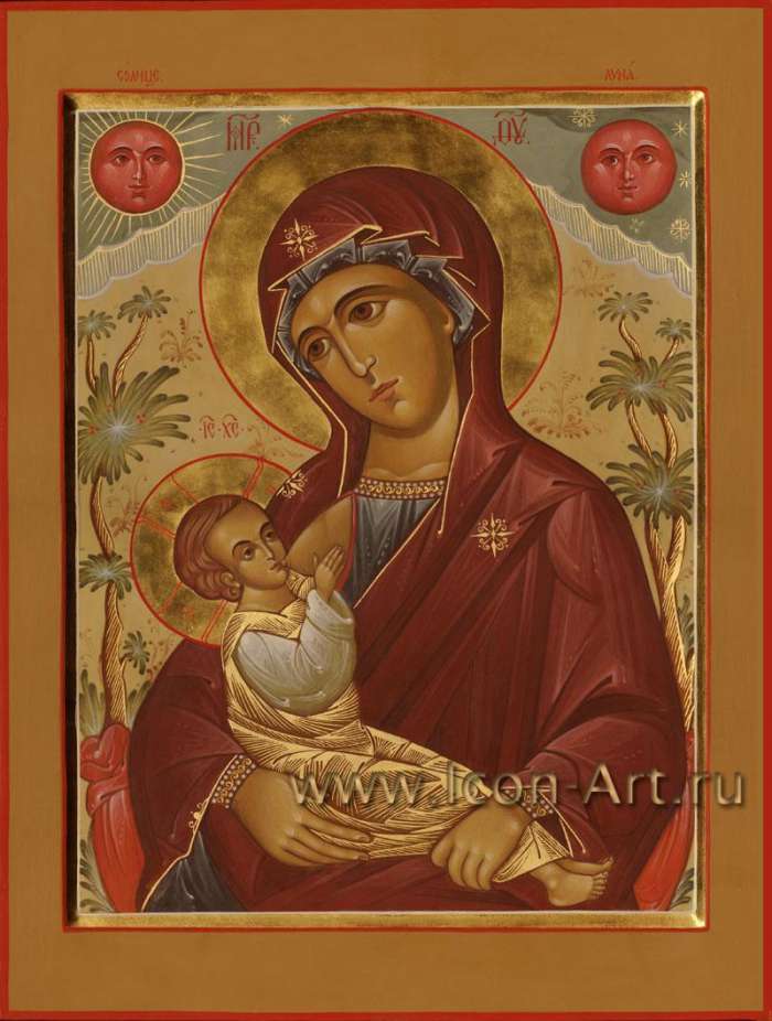 Фото: Образ Пресвятой Богородицы Млекопитательница