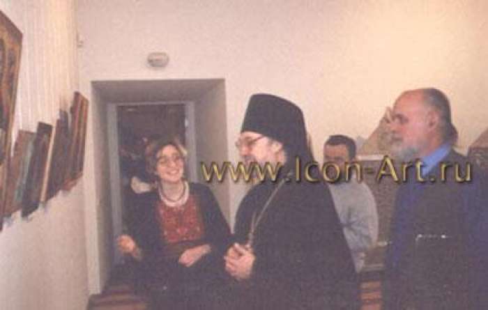 Фото: Екатерина Ильинская, архимандрит Иоанн (Экономцев), Юрий Николаевич Экономцев.
