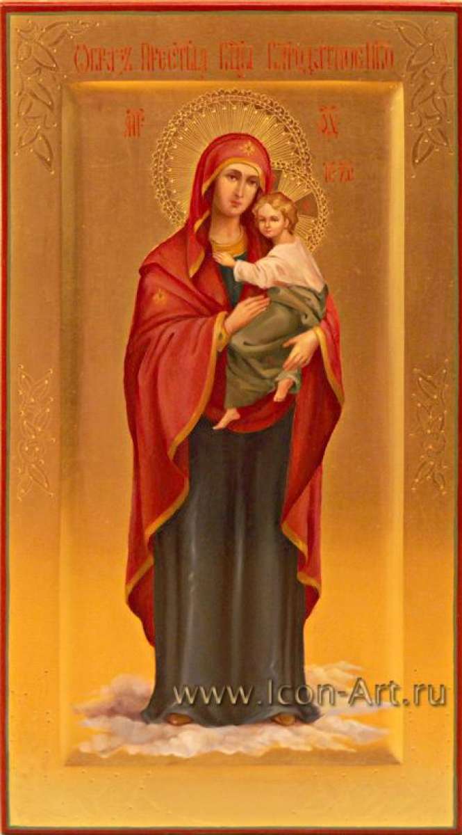 Фото: Икона Пресвятой Богородицы «Благодатное Небо»