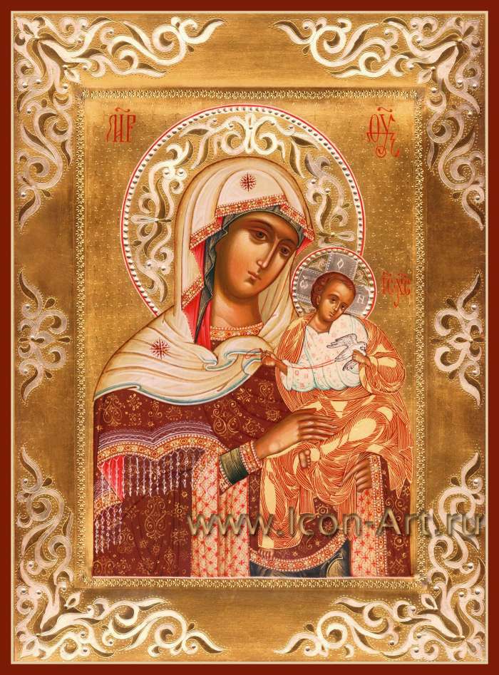 Фото: Икона Пресвятой Богородицы «Голубицкая» 