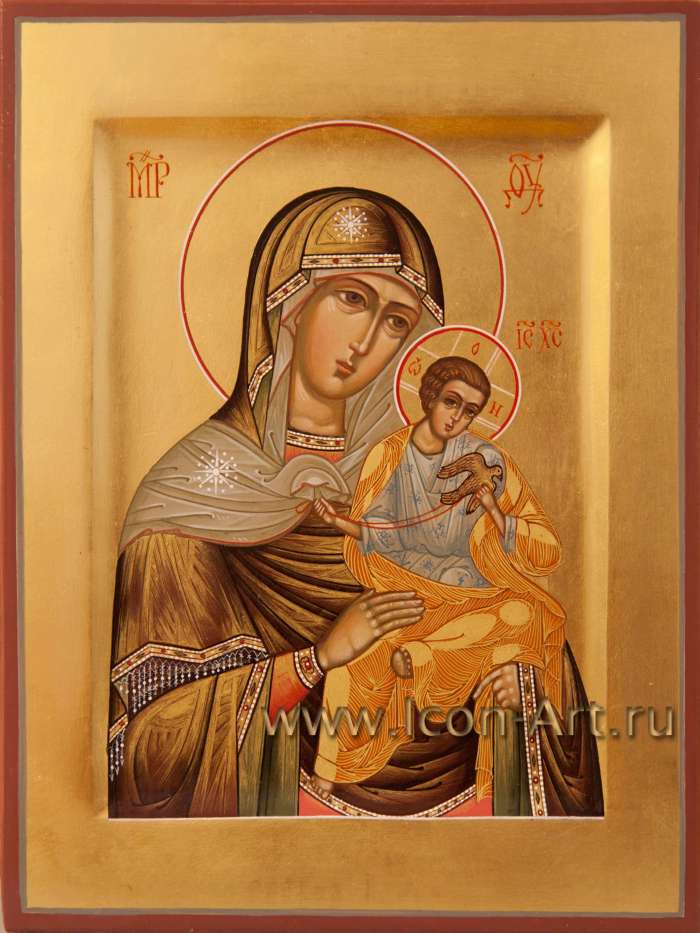 Фото: Икона Пресвятой Богородицы «Голубицкая» 