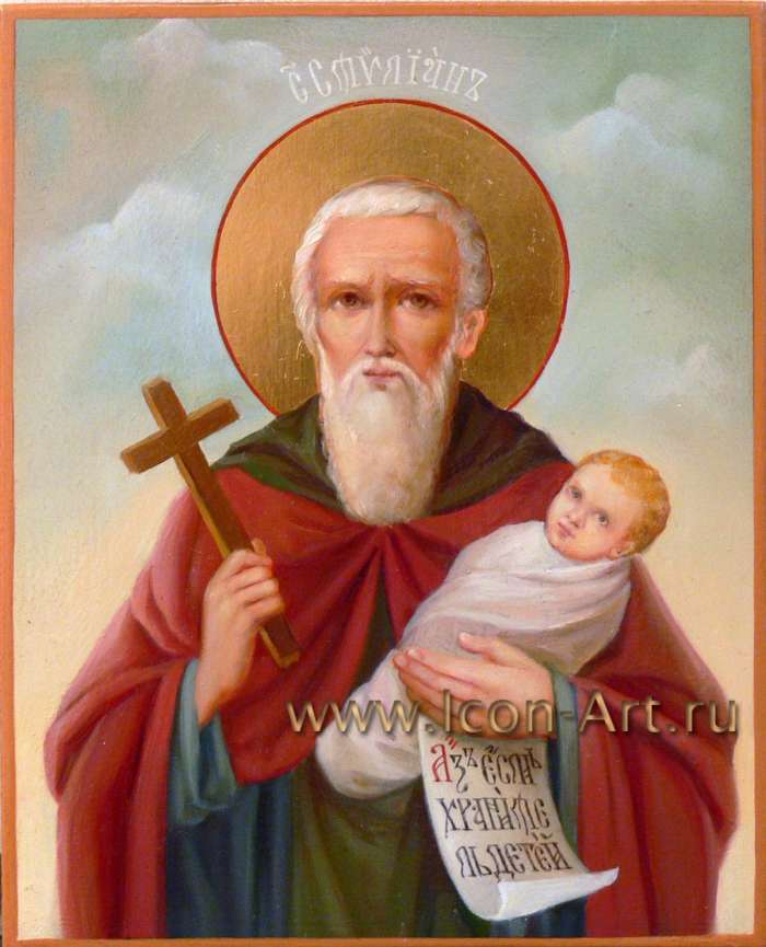 Фото: Святой Стилиан Пафлогонянин, преподобный