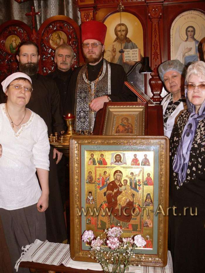 Освящение иконы Иконописная Мастерская Екатерины Ильинской