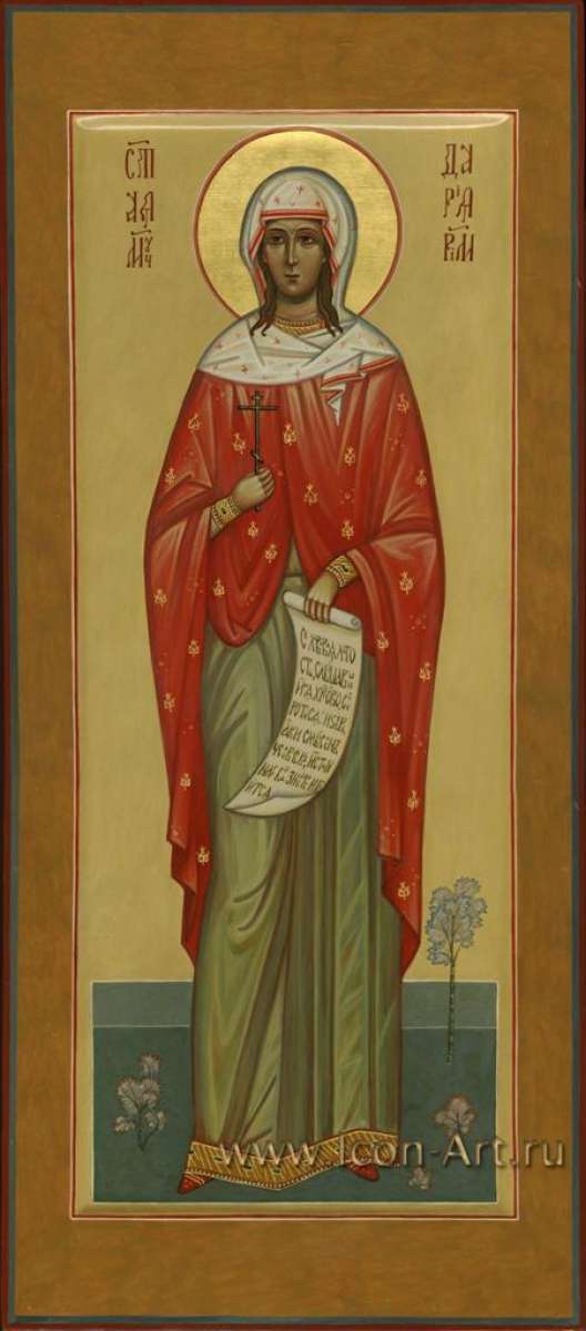 Фото: Мерная икона. Святая мц. Дария Римская