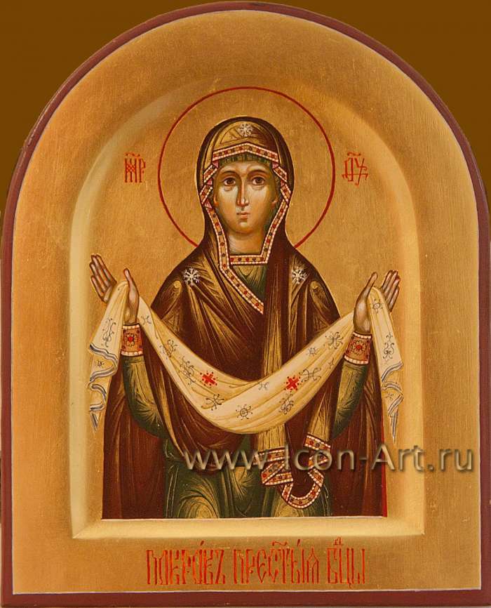 Фото: Икона «Покров Пресвятой Богородицы» 