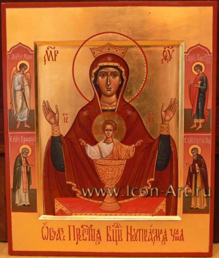 Фото: Икона Пресвятой Богородицы «Неупиваемая Чаша»
