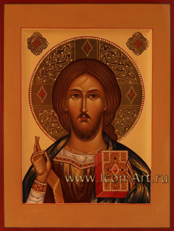 Фото: Иисус Христос Господь Вседержитель и Икона Пресвятой Богородицы «Казанская»