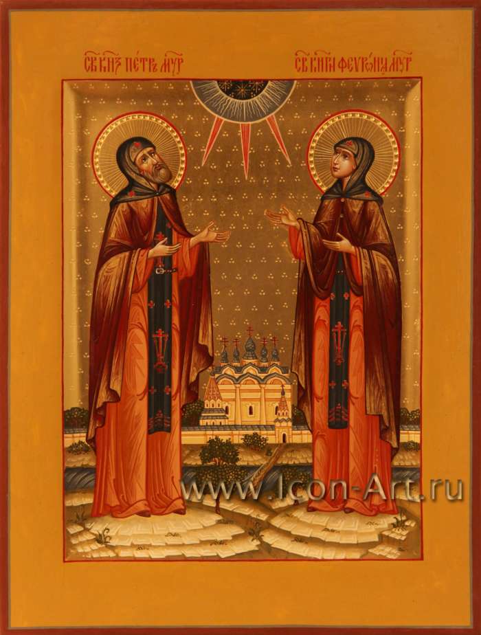 Фото: Святые преподобные Петр и Феврония Муромские 