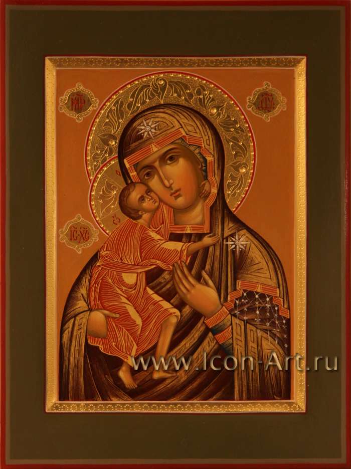 Фото: Иисус Христос Господь Вседержитель и Икона Пресвятой Богородицы «Феодоровская»