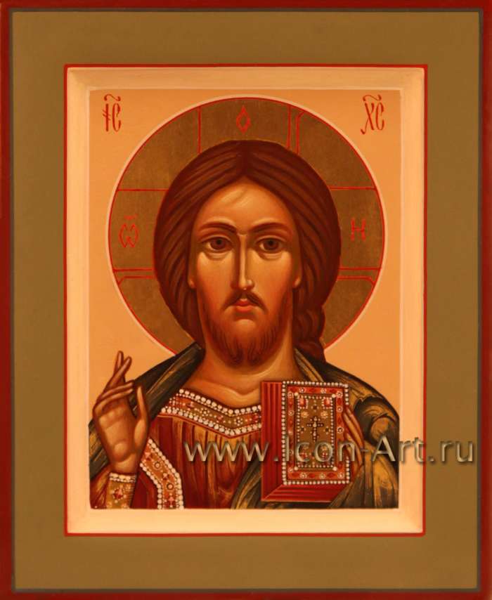 Фото: Иисус Христос Господь Вседержитель и Икона Пресвятой Богородицы «Казанская »