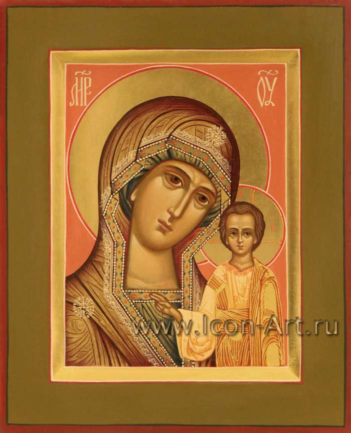 Фото: Икона Господа Вседержителя и Икона Пресвятой Богородицы «Казанская»