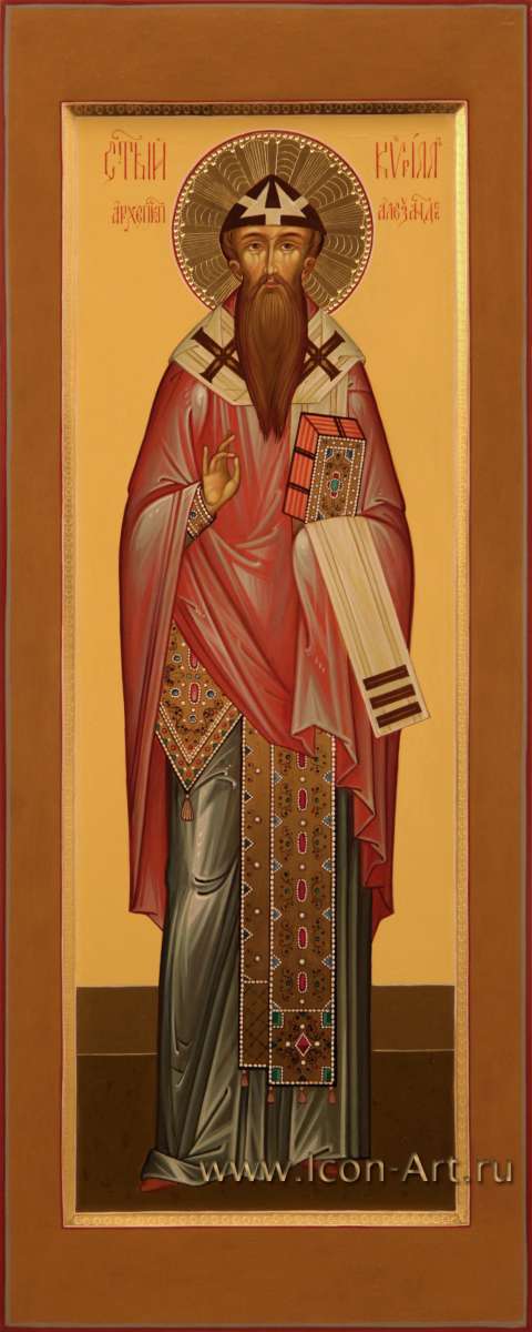 Фото: Святой патриарх Кирилл Александрийский