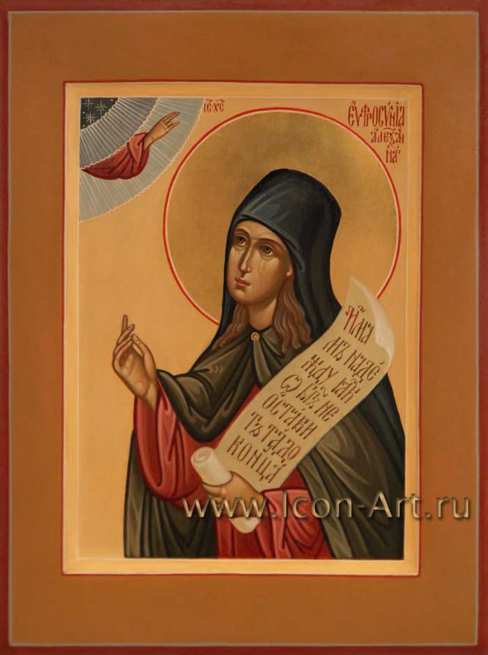 Фото: Святая преподобная Евфросиния Александрийская