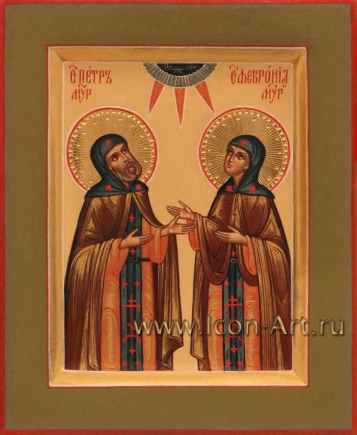 Фото: Святые преподобные Петр и Феврония Муроские