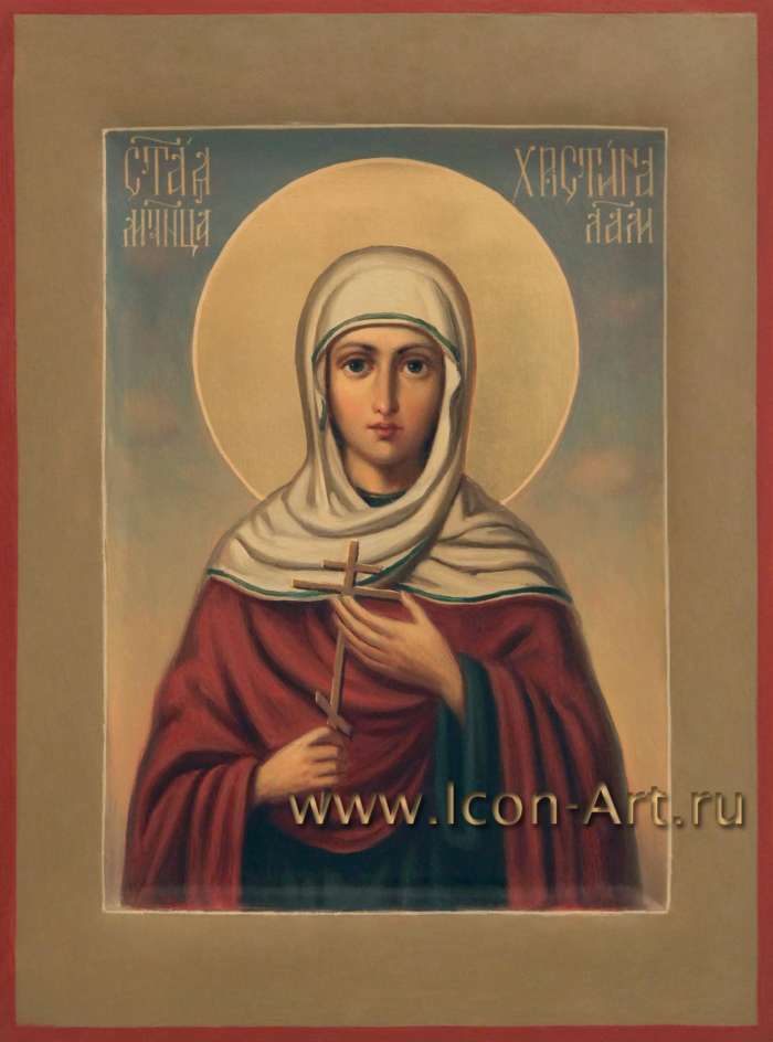 Фото: Святая мученица Христина Лампсакийская 