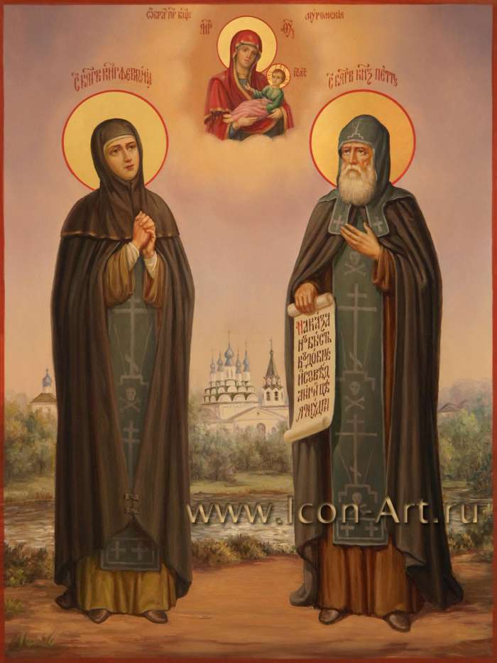Фото: Святые преподобные Петр и Феврония Муромские