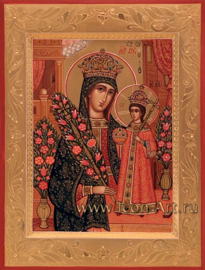 Фото: Икона Пресвятой Богородицы «Неувядаемый цвет» 