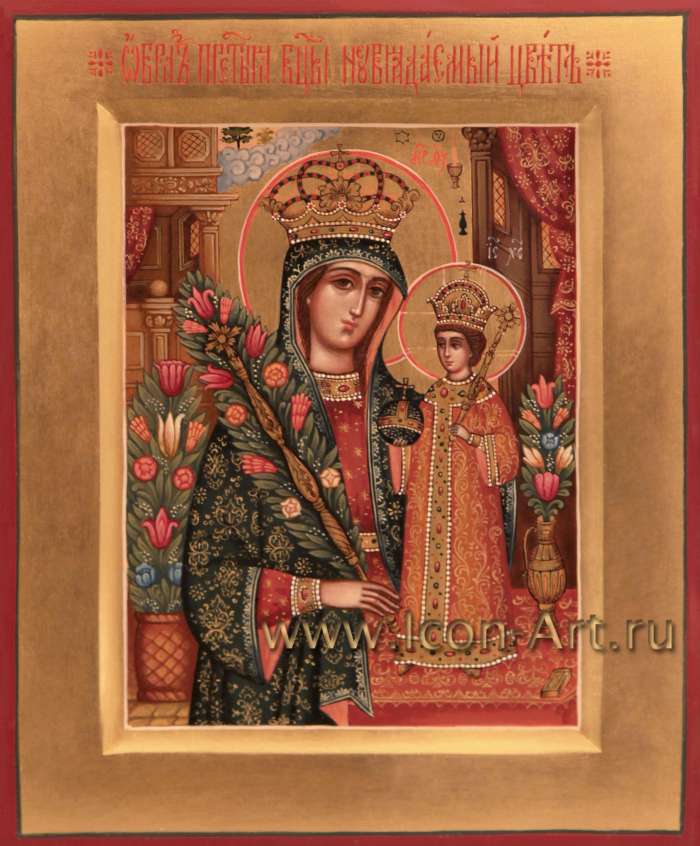 Фото: Образ Пресвятой Богородицы «Неувядаемый цвет»