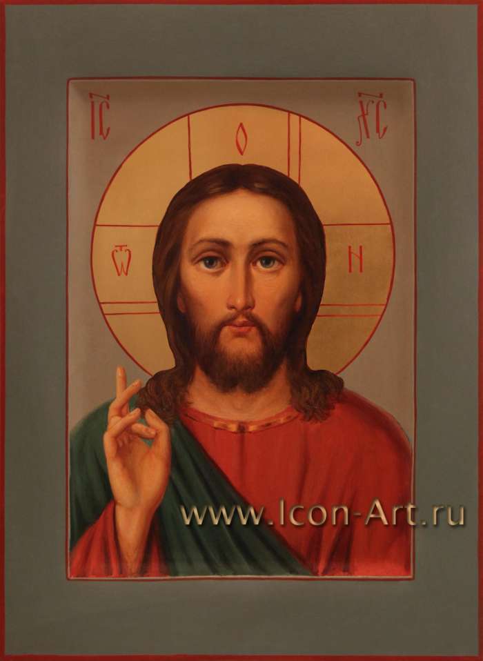 Фото: Иисус Христос Господь Вседержитель и Икона пресвятой Богородицы «Корсунская» (венчальные иконы)