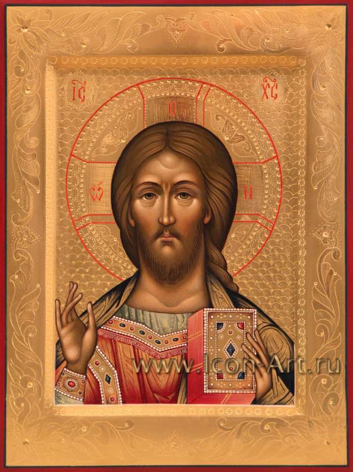 Фото: Иисус Христос Господь Вседержитель и Икона Пресвятой Богородицы «» 