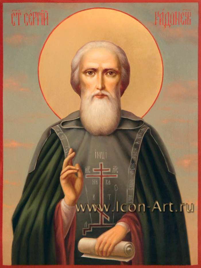 Фото: Святой преподобный Сергий Радонежский 