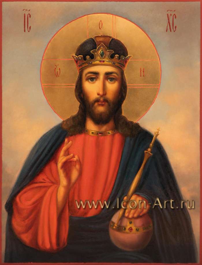 Фото: Икона Господа Вседержителя и Икона Пресвятой Богородицы «Неувядаемый цвет» (венчальные иконы) 