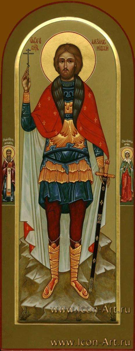 Фото: Мерная икона. Святой великий князь Александр Невский