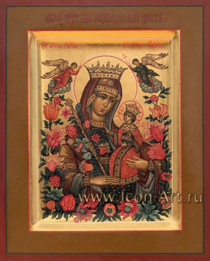 Фото: Образ Пресвятой Богородицы «Неувядаемый цвет»