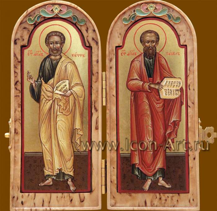 Фото: Складень: святые апостолы Петр и Павел