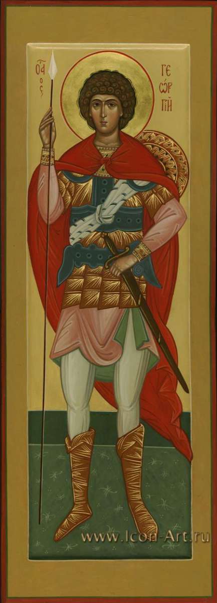 Фото: Мерная икона. Святой вмч. Георгий Победоносец.