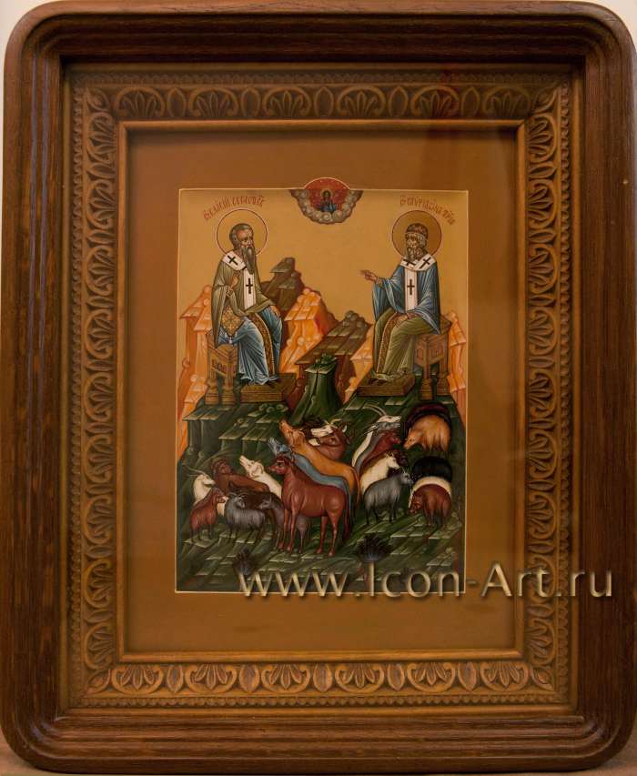 Киот с резьбой «Лотос»