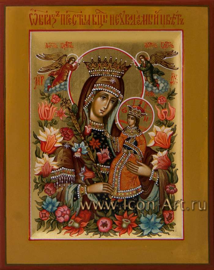 Фото: Икона Божией Матери «Неувядаемый Цвет»