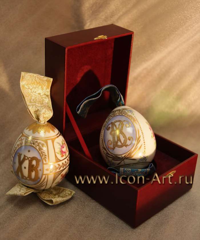 Фарфоровые пасхальные яйца