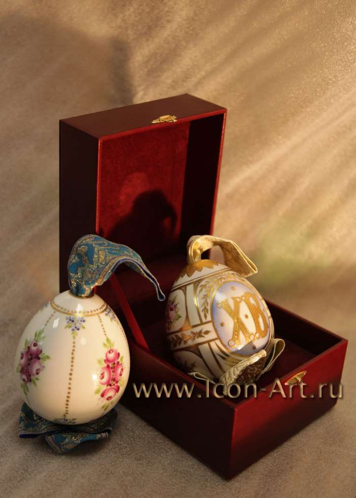 Фарфоровые пасхальные яйца
