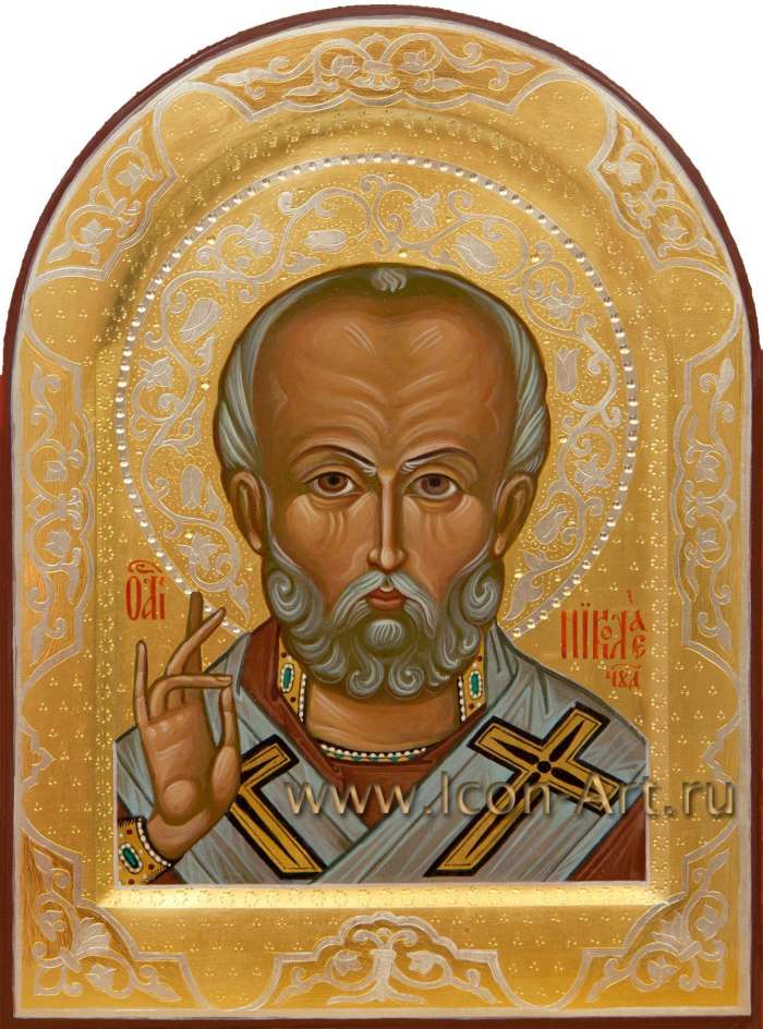 Святитель Николай Мирликийский, 15 × 20 см
