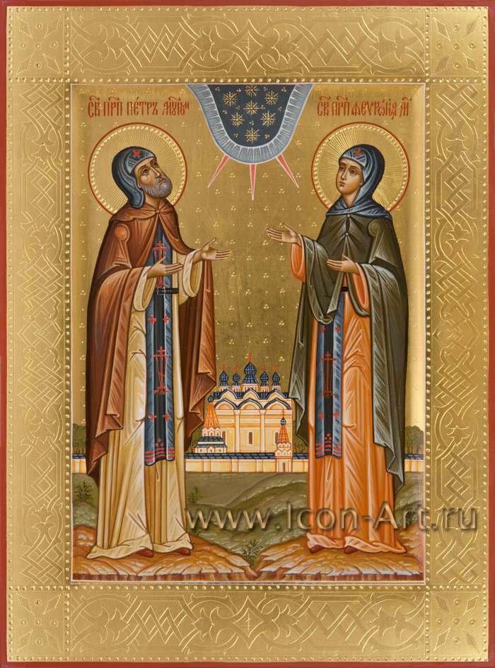 Фото: Святые преподобные Петр и Феврония Муромские