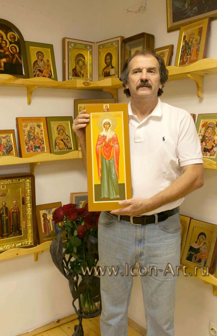 Заказчик с мерной иконой