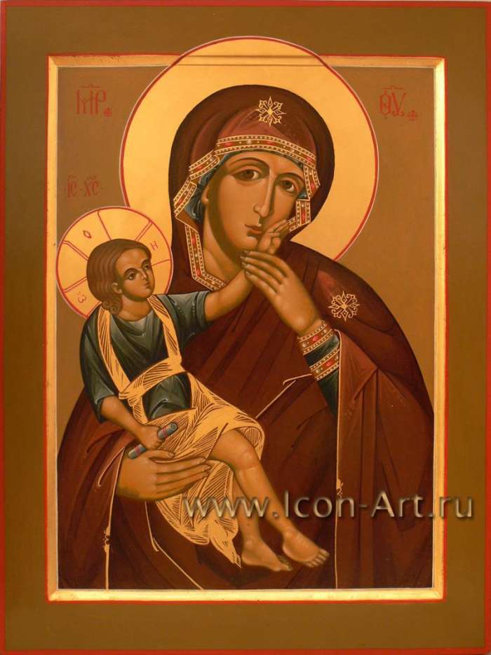 Фото: Ватопедская икона Пресвятой Богородицы, называемая «Отрада» или «Утешение»