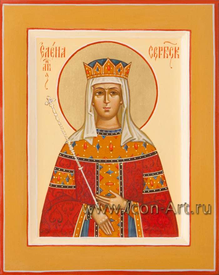Фото: Святая благоверная Елена, царица Сербская